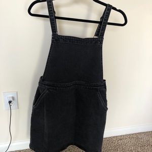 Black Denim ASOS overall dress